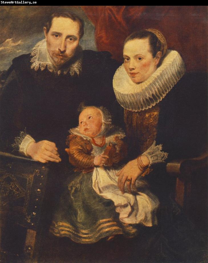 DYCK, Sir Anthony Van Family Portrait hhte